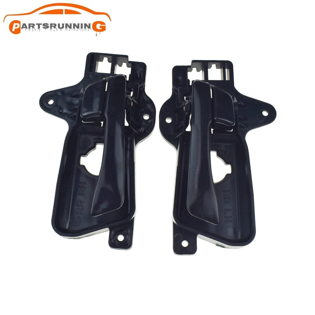 Rear RH+LH Pair Black Inner Door Handles For Hyundai Elantra Hatchback 2009-2012 6B93BC-57