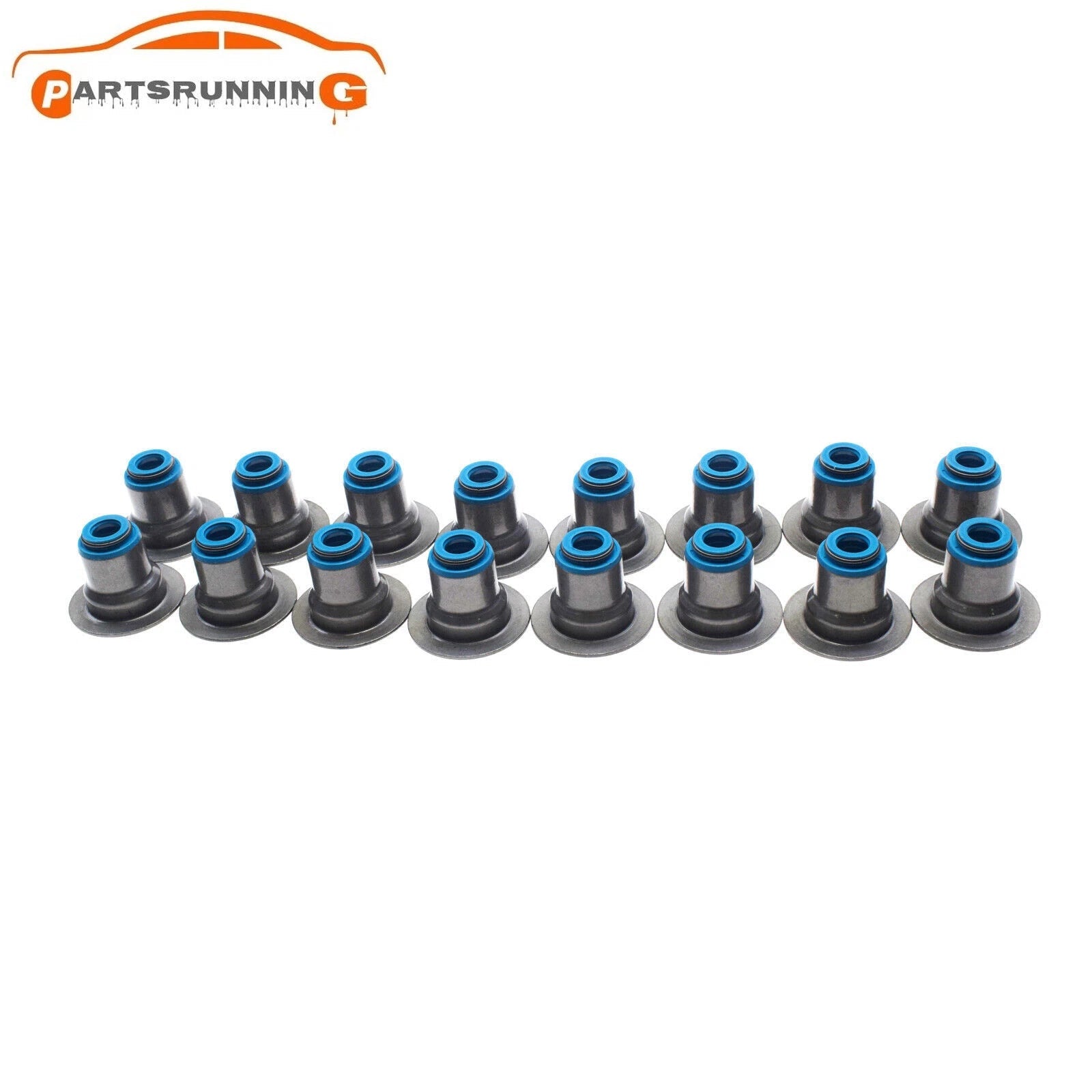 Set of 16 Valve Stem Seal 12482063 For GMC Chevrolet 4.8 5.3 5.7 6.0 LS1 LS3 LS6 6B93BC-57
