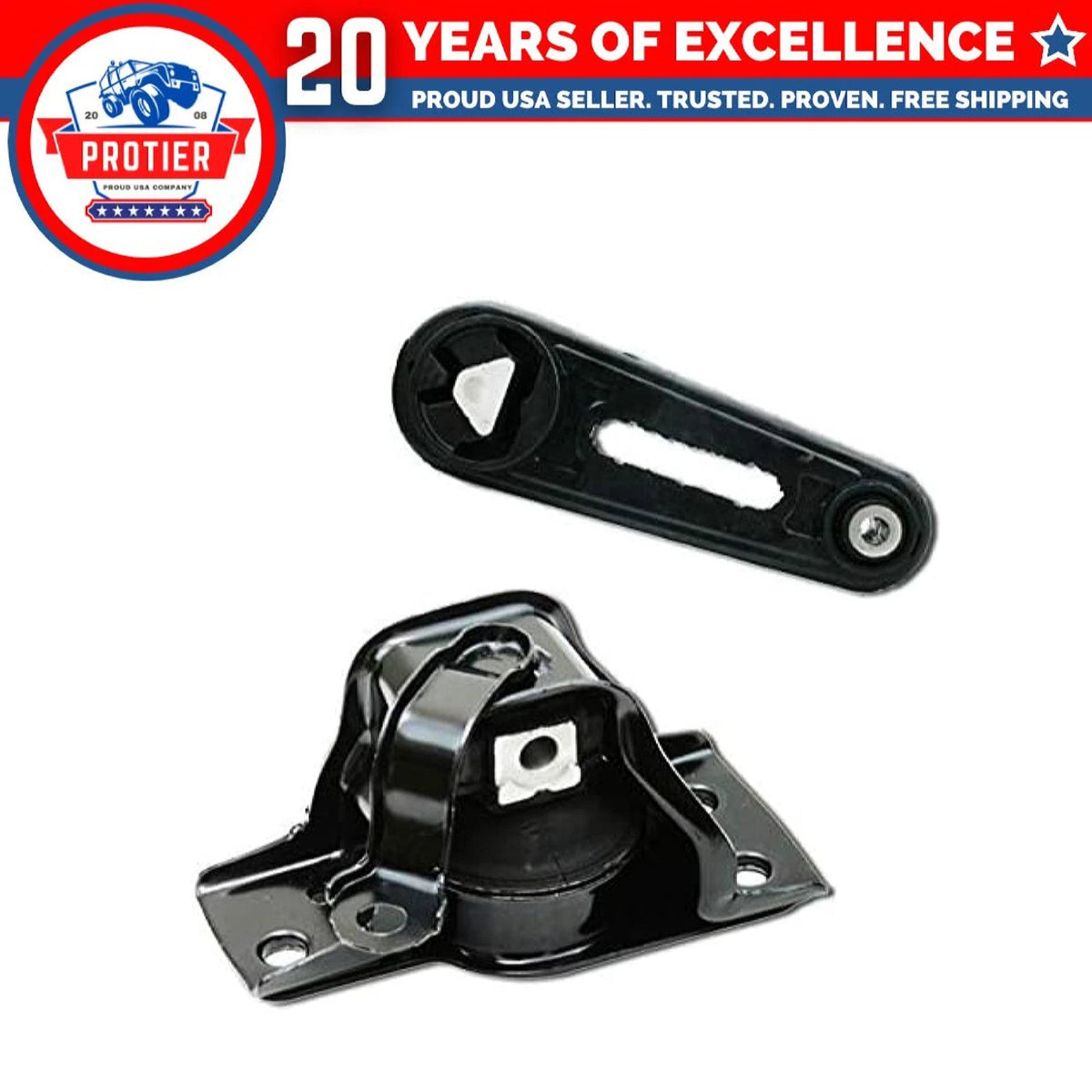 Fits 2009-2011 Nissan Versa 1.6L Front Right Motor & Rear Torque Strut Mount 6B93BC-57