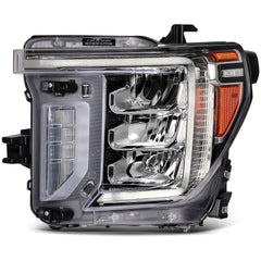 Pair Kit LED Headlights For 2020-2023 GMC Sierra 2500HD 3500HD 6.6L Black Amber 6B93BC-57