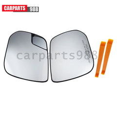 2Pcs Left & Right Rearview Heated Mirror Glass For Chevy Colorado GMC Canyon 6B93BC-57