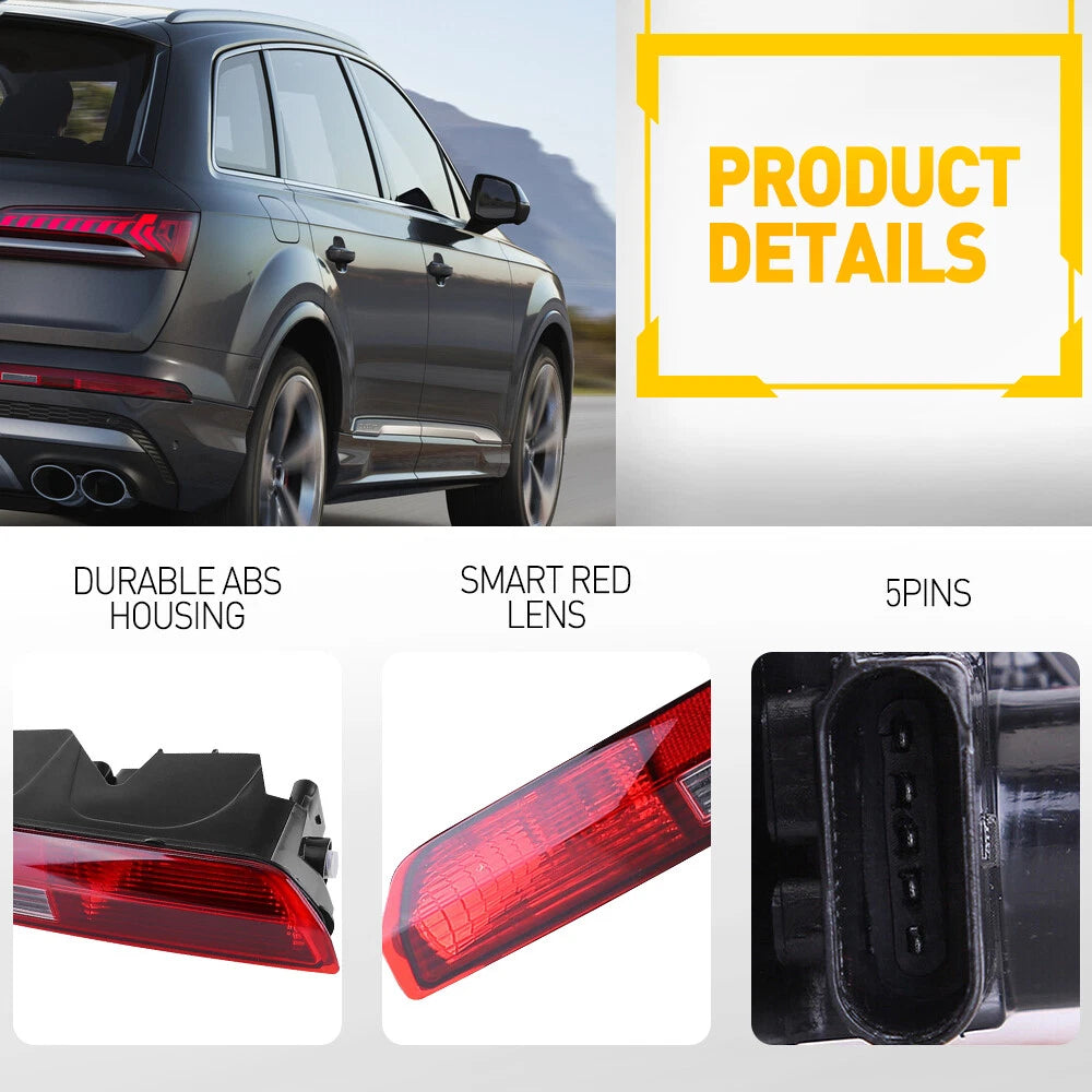 For Audi Q7 2016 2017 18 19 2020 Right Rear Bumper Stop Lamp Light Reflector EOA 6B93BC-57