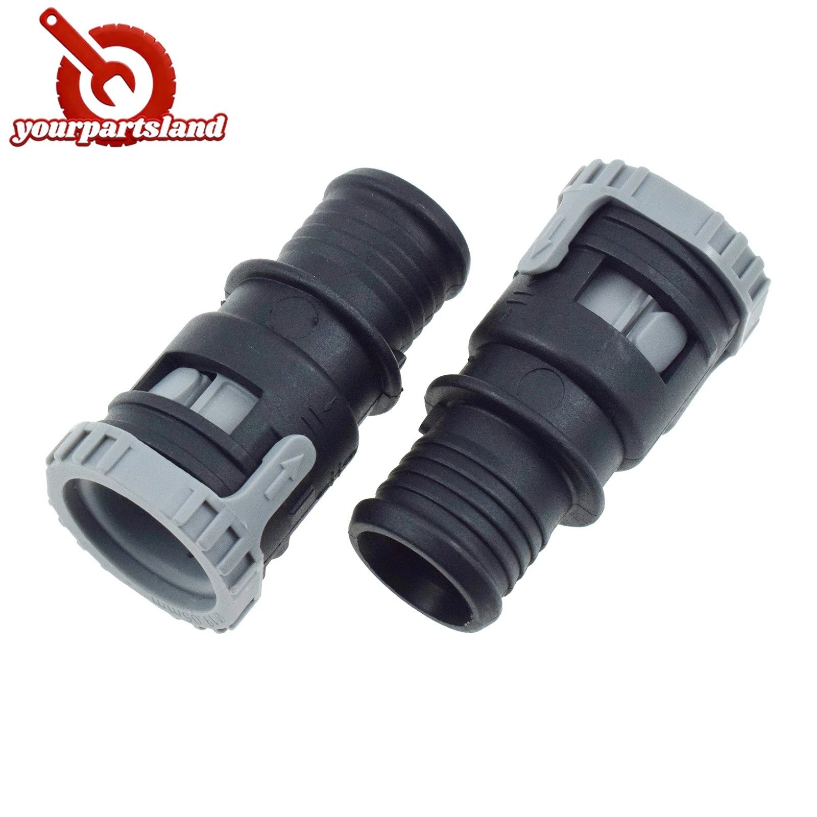 2PCS Heater Hose Connector For Ford C-Max Focus MK2 Escape Kuga 2.0L EcoBoost 6B93BC-57