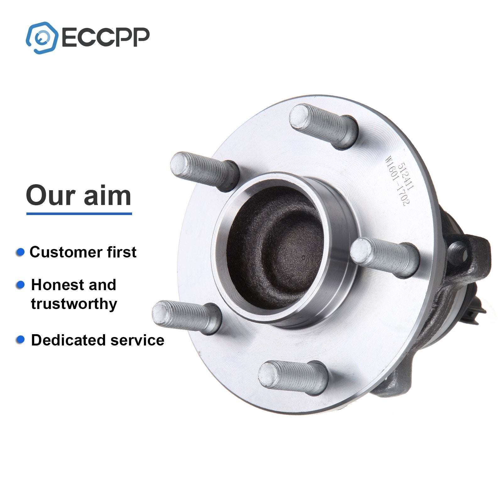 Pair Rear Wheel Hub Bearings For 2007-2013 Volvo C30 C70 2005-2011 S40 V50 FWD 6B93BC-57