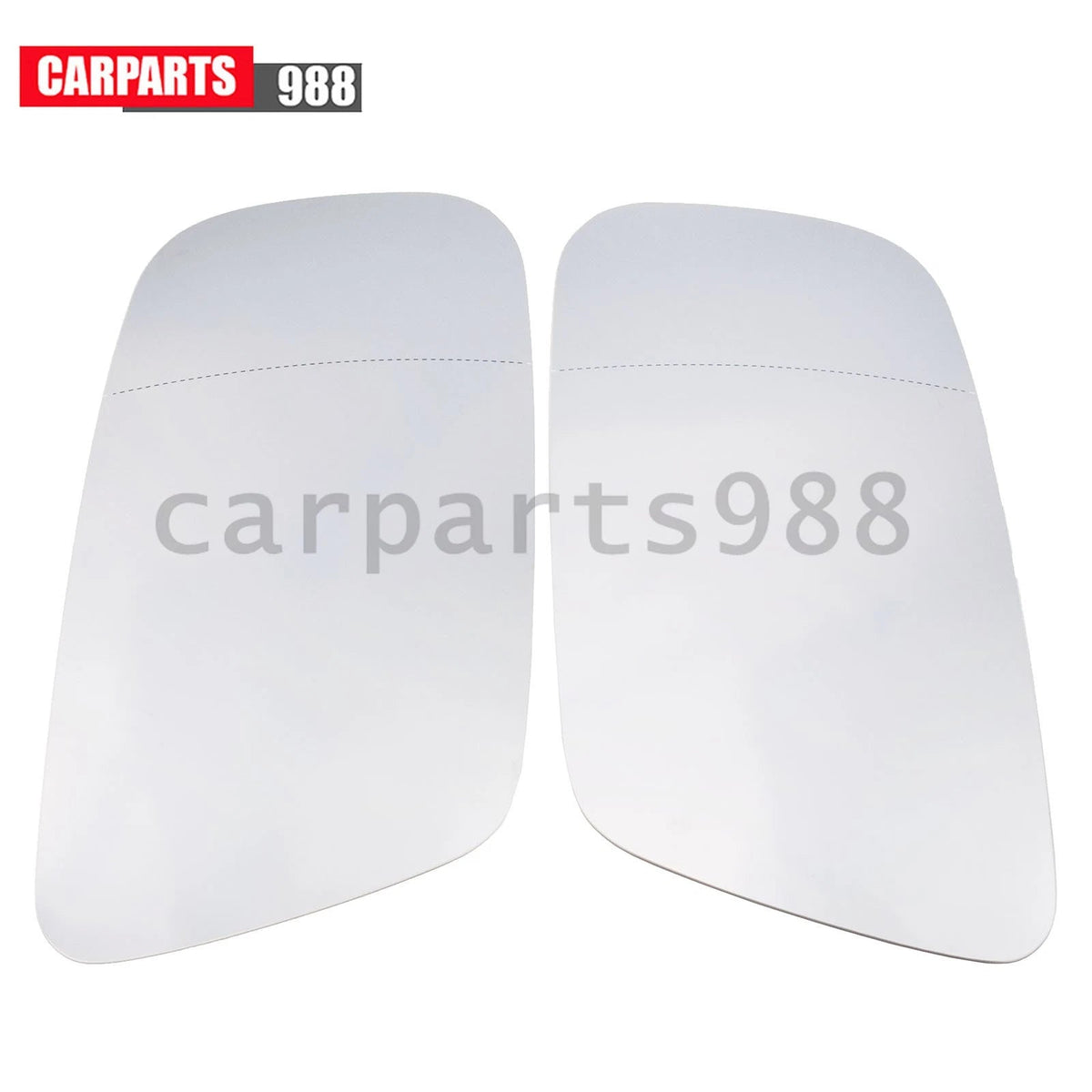 2Pcs Left Right Side Heated Mirror Glass For AUDI A3 A4 Avant A6 A8 8E0857536D 6B93BC-57