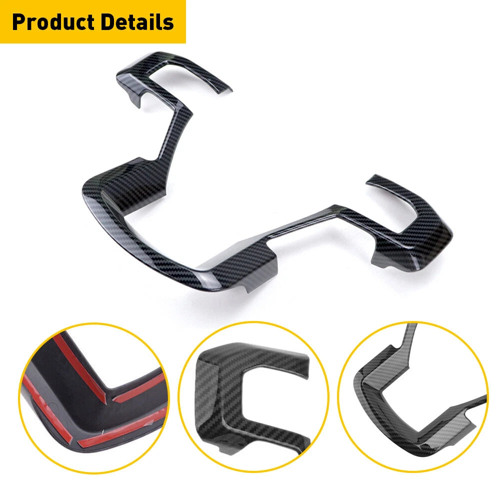 Steering Wheel Cover Trim Interior Accessories For Ford F150 F250 F350 17-20 EOA 6B93BC-57