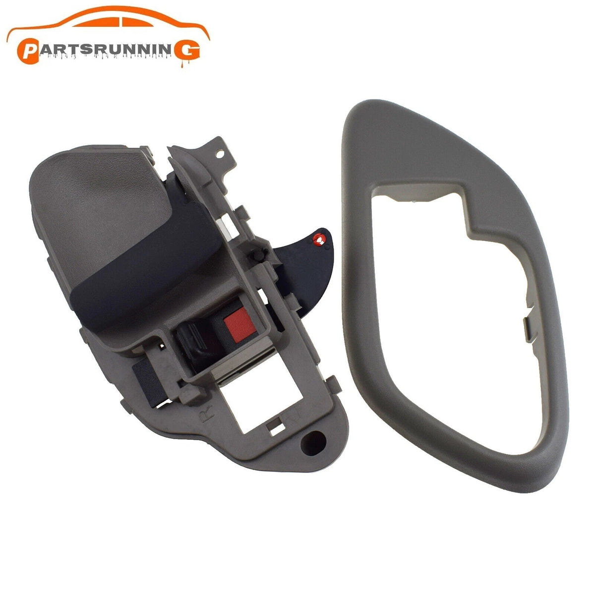 Interior Front Right Side Door Handle w/Bezel Trim For 1995-1999 Chevy GMC Truck 6B93BC-57