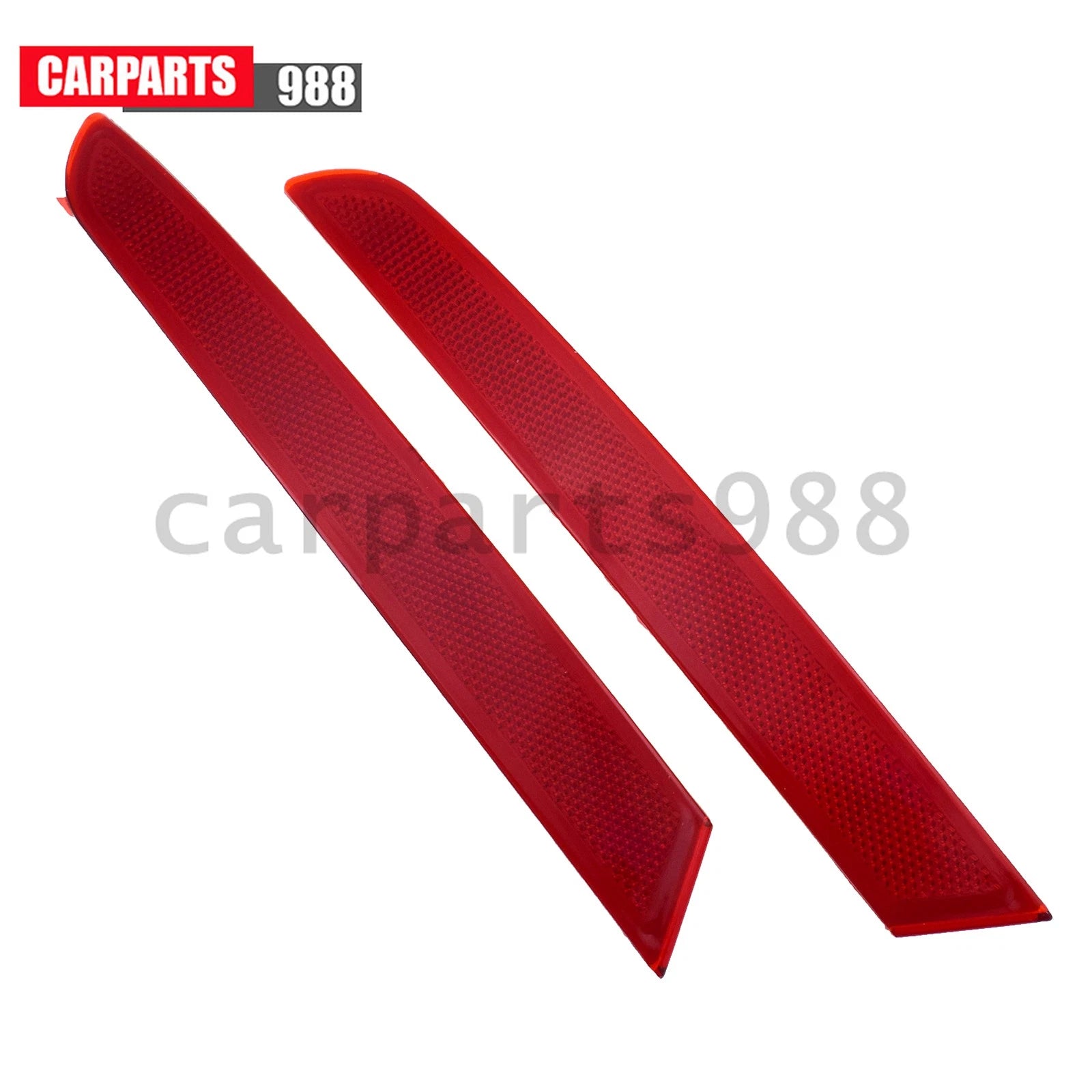 Bumper Reflector Set For 2018-2021 BMW X3 Rear Driver and Passenger 63147419928 6B93BC-57