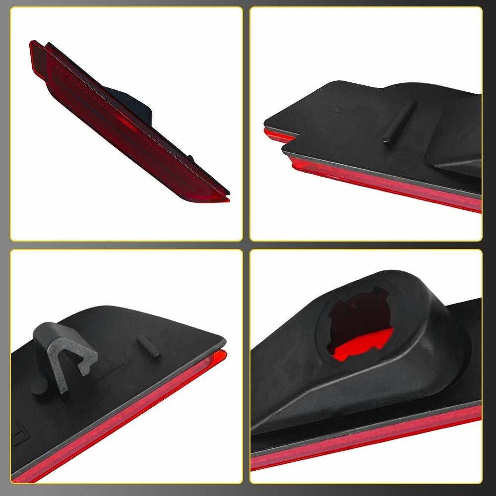 For 2010-2015 Chevy Camaro Rear Red Lens Side Marker Lights Lamp Housing LH RH A 6B93BC-57