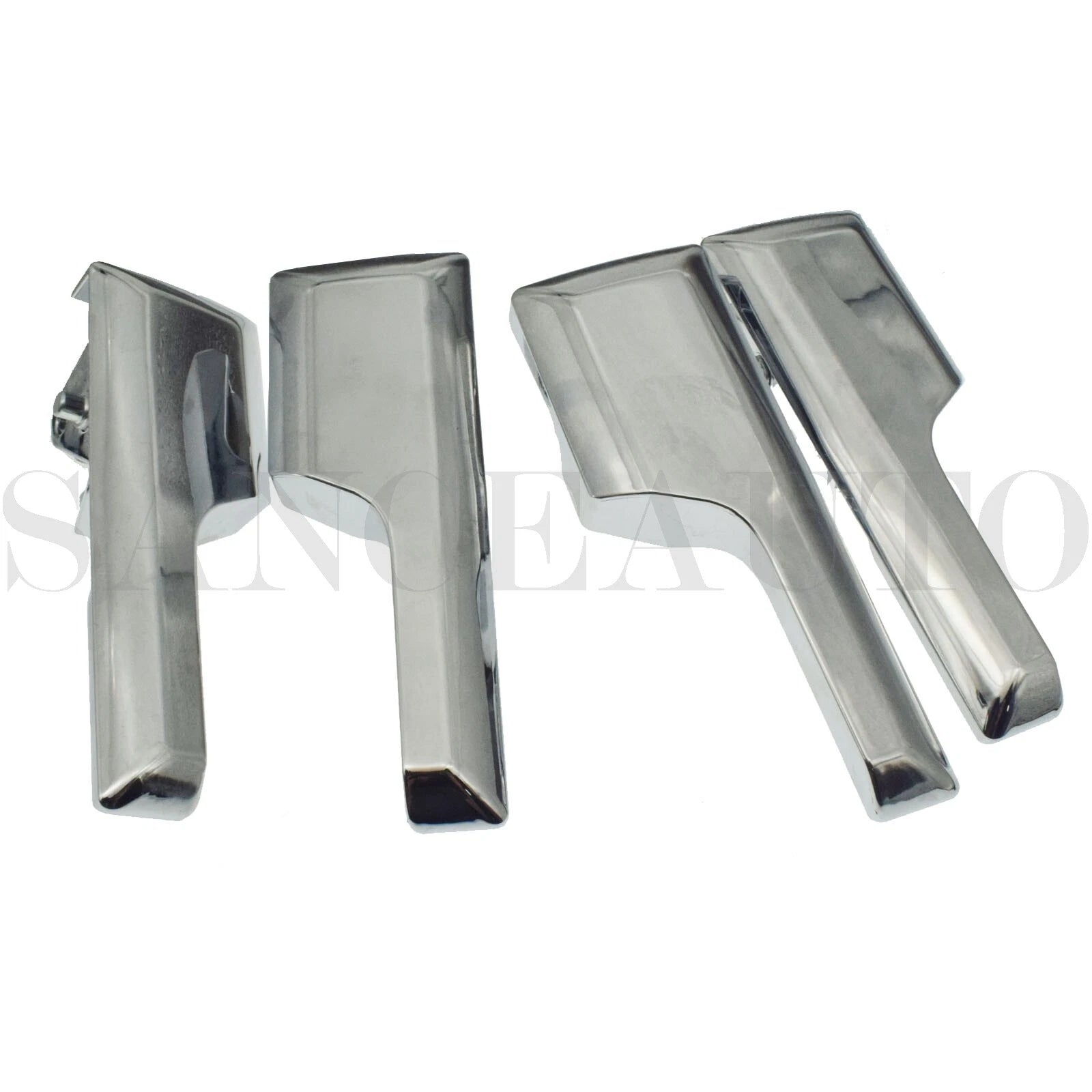 4PCS Chrome LH RH Inside Door Handle For 07-14 Ford Expedition Lincoln Navigator 6B93BC-57