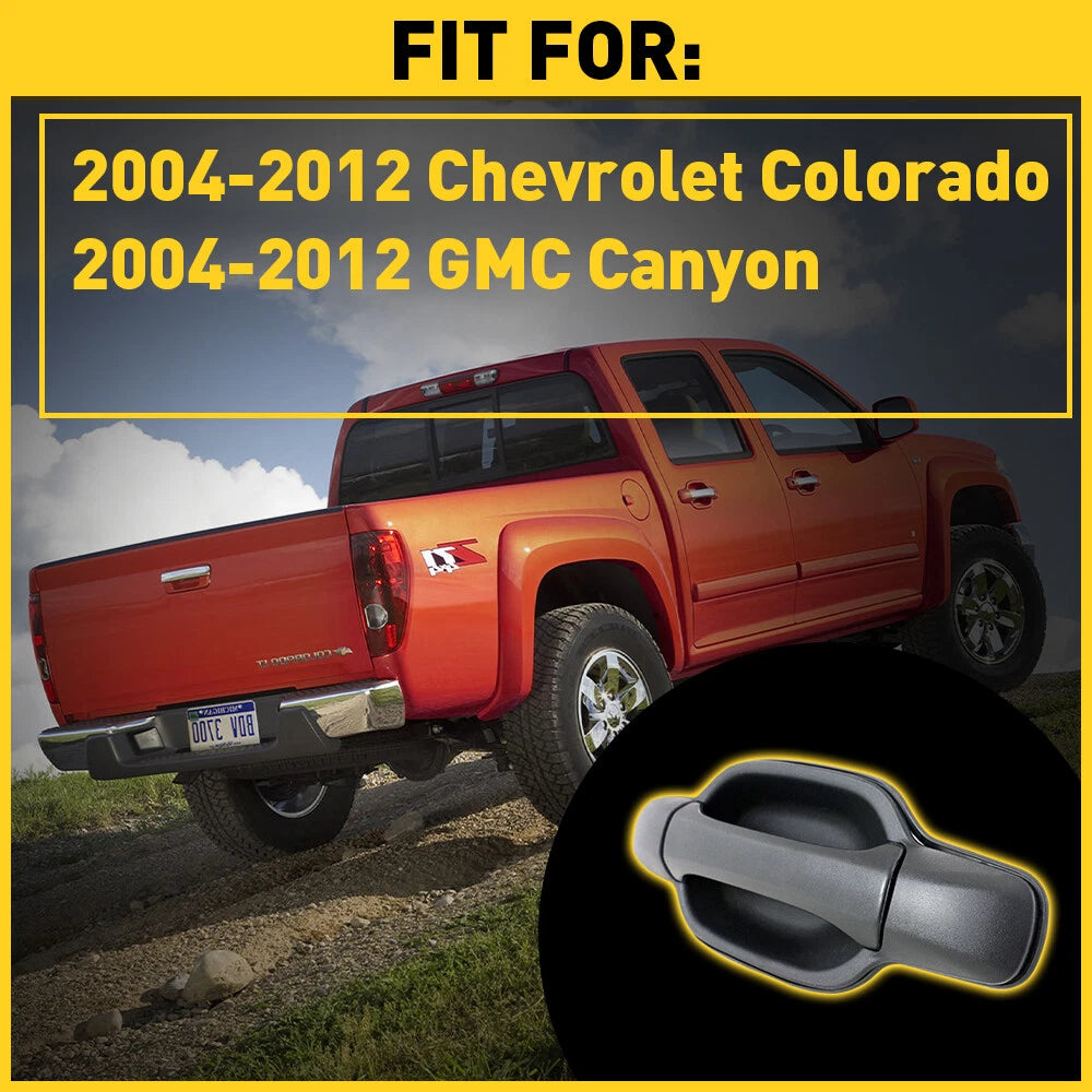 Exterior RH Rear Door Handle Black for 2004-2012 Chevrolet Colorado GMC Canyon A 6B93BC-57
