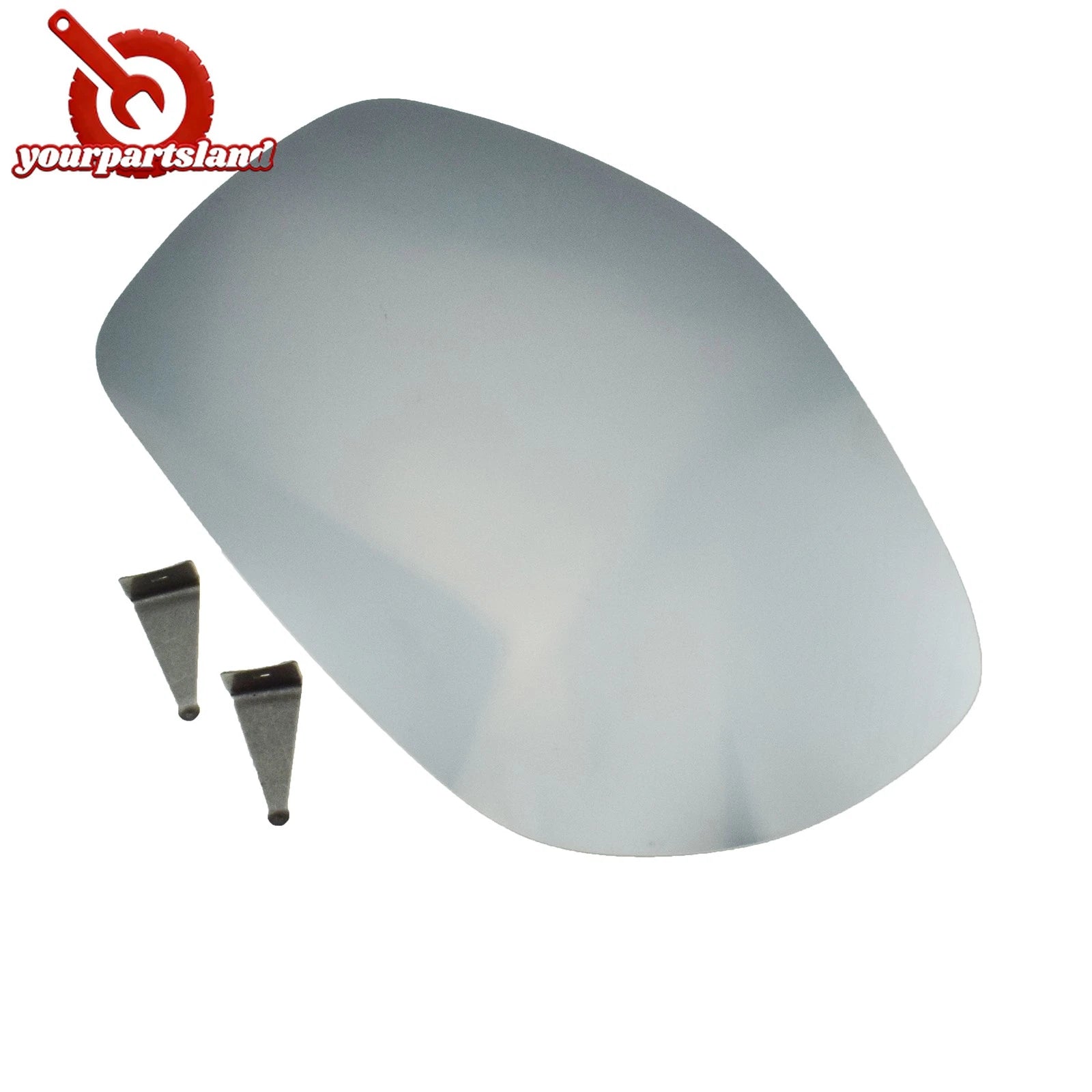 Left Driver LH Mirror Glass W/ Plate Heated for PORSCHE Cayenne 957 2008-2010 6B93BC-57