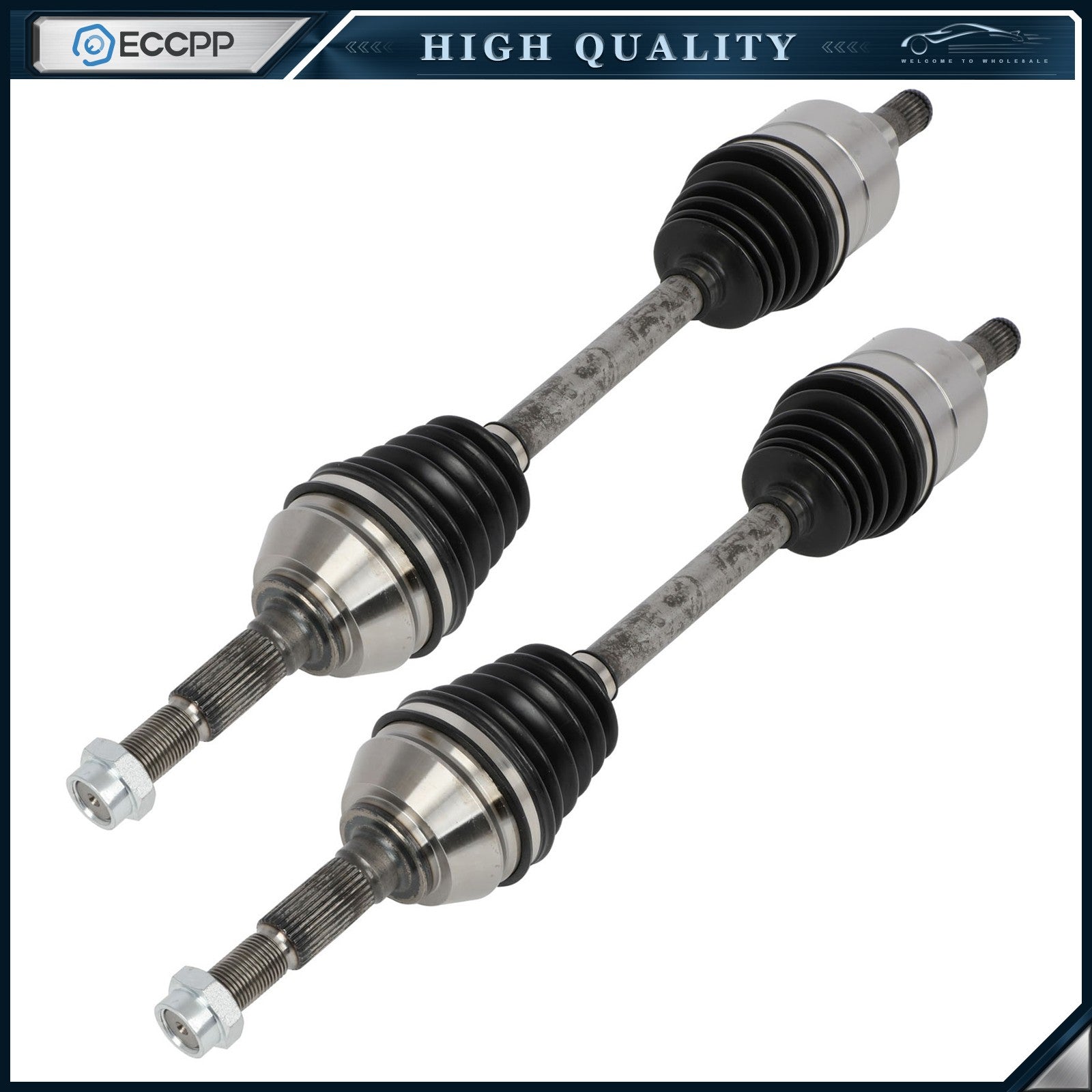 Front For Chevrolet Trailblazer GMC Envoy Oldsmobile Bravada Saab 9-7x CV Axles 6B93BC-57