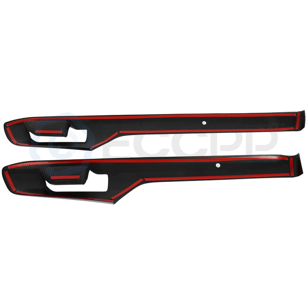 For 20-22 Toyota Highlander Door Molding Trim Carbon Fiber Front Rear Left Right 6B93BC-57