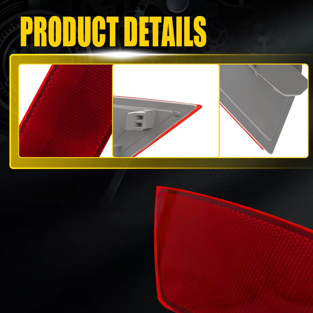LH RH Rear Bumper Reflector For 2013-19 Ford Escape CJ5Z15A449A CJ5Z15A449B EOA 6B93BC-57