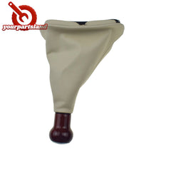 5 SPEED GEAR WOOD SHIFT KNOB GAITOR BOOT Beige Fit VW PASSAT B5 B5.5 98-04 6B93BC-57