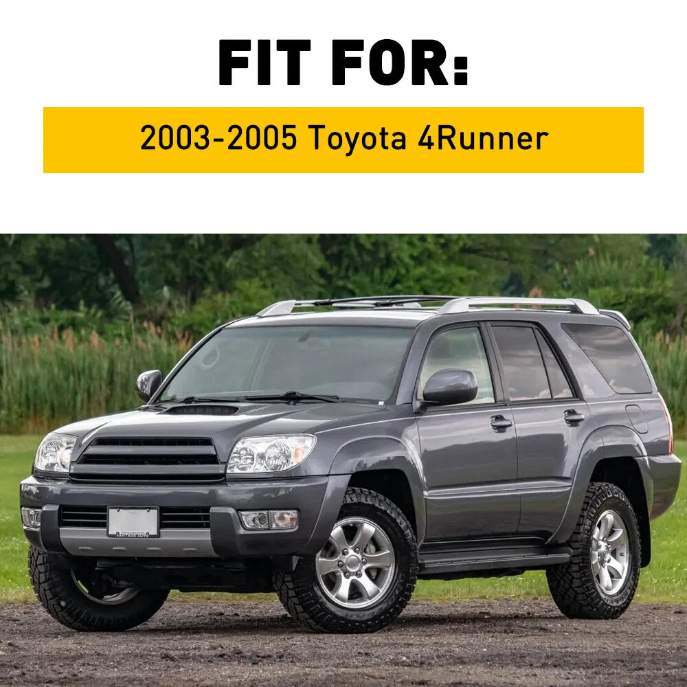 FRONT BUMPER GRILLE HEADLIGHT FILLER TRIM PANELS SET FOR 03-05 TOYOTA 4RUNNER EA 6B93BC-57