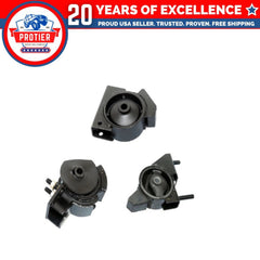 Engine Motor Mount Set fits 1989 -1992 Geo Prizm 1.6L Manual Trans 3PCS 6B93BC-57