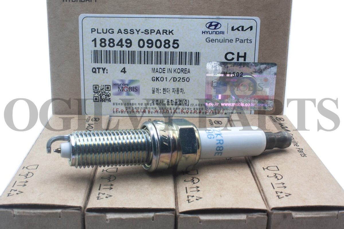 4PCS  Spark Plugs For 11-19 Santa Fe Sport Sonata 2.0L Turbo, 2.4L Hybrid OEM