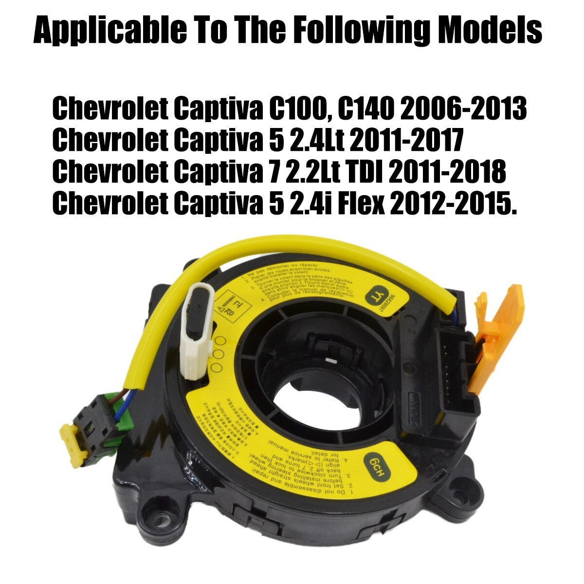 Clock Spring 20794271 For Captiva 5 2.4Lt 2011-2017 Captiva 7 2.2Lt TDI 11-2018