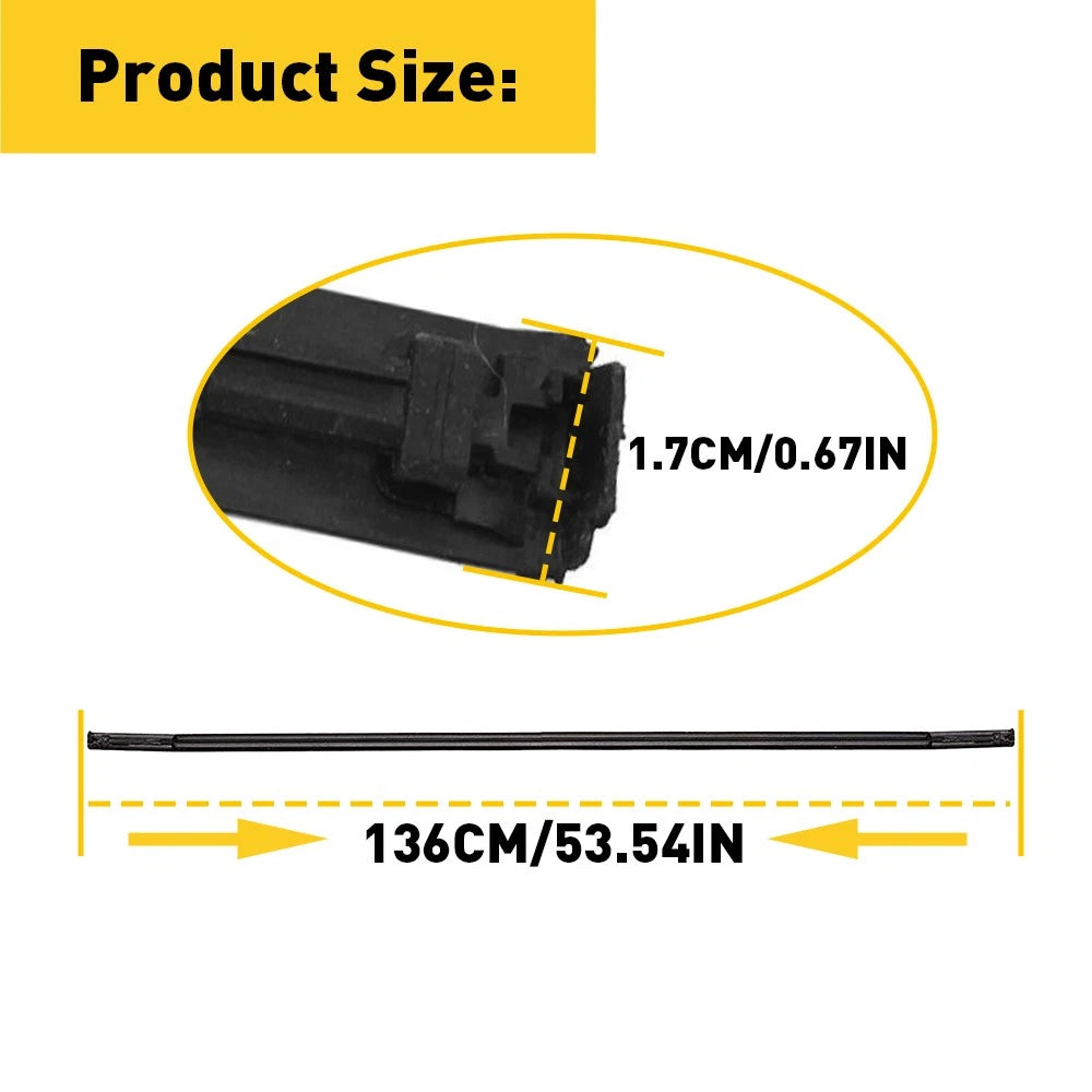For 2010 2009 2011 2012 2013 Toyota Corolla Set of 2 Black Roof Trim Molding Kit 6B93BC-57