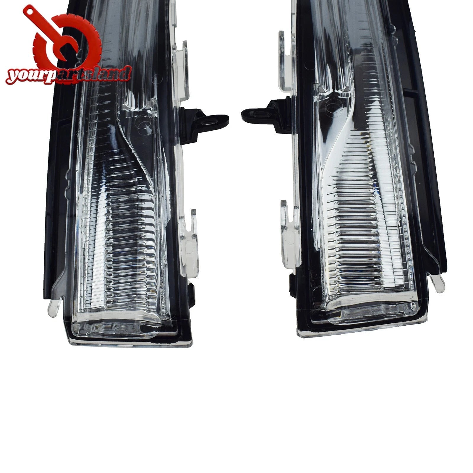 2PCS Front LH RH Mirror Turn Signal Lamp Light For VOLVO XC60 2014-2017 31371878 6B93BC-57