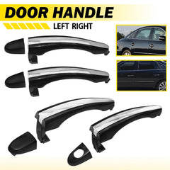 4pcs For 2006-2011 Hyundai Azera Front Rear LH+RH Primed Outside Door Handle EOA 6B93BC-57