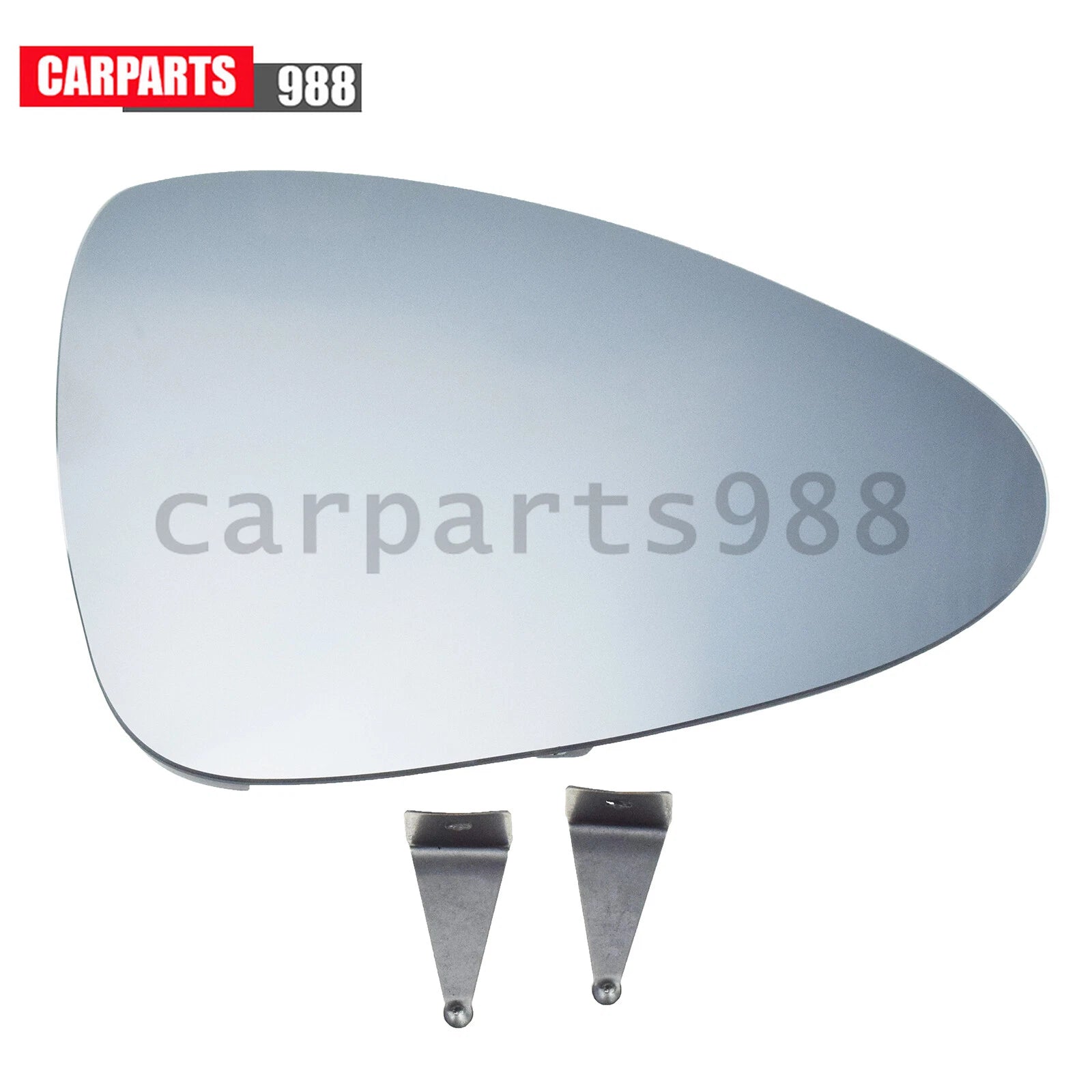Right Heated Mirror Glass with Plate for Porsche Panamera 2010-2016 97073103809 6B93BC-57