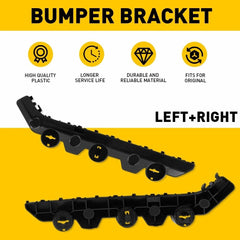 For 2016 2017 2018 Nissan Sentra Front Bumper Brackets Retainers Left Right 2pc 6B93BC-57