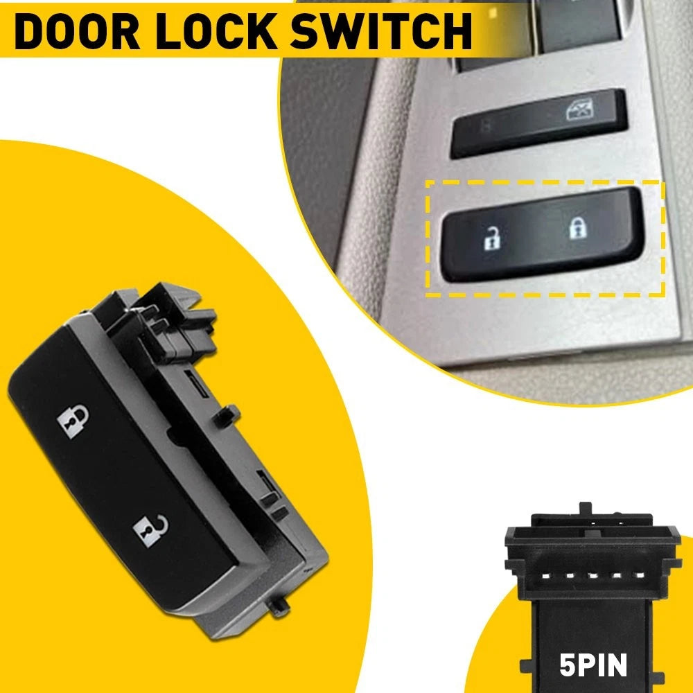 Master Door Front Lock Switch Driver Side for 2007-2013 Chevy Silverado 1500 GMC 6B93BC-57
