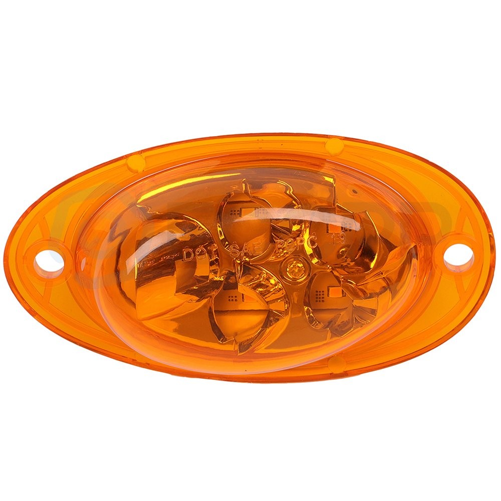 10pcs Amber LED Side Marker Lights Turn Signal 5 LED For Freightliner Cascadia 6B93BC-57