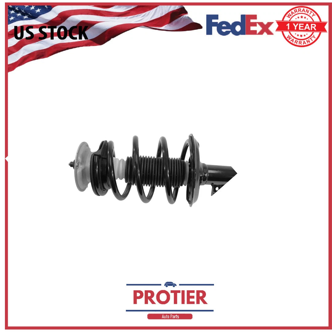 Front Right Strut & Coil Spring Fits 2004-2010 BMW X3 AWD; w/4-Wheel ABS 6B93BC-57