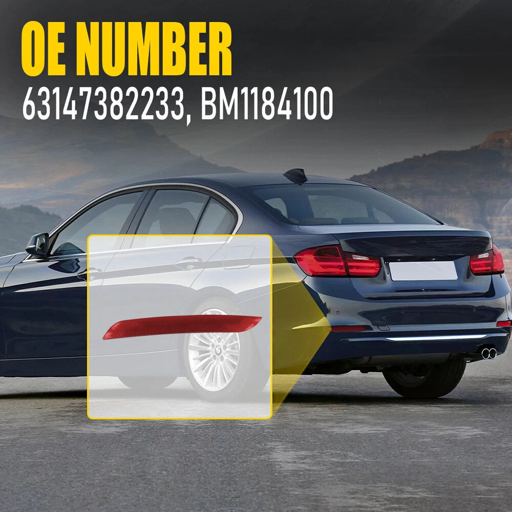 Driver Left Side Rear Bumper Reflector For BMW X3 2011-2017 2012 13 2014 2015 EA 6B93BC-57