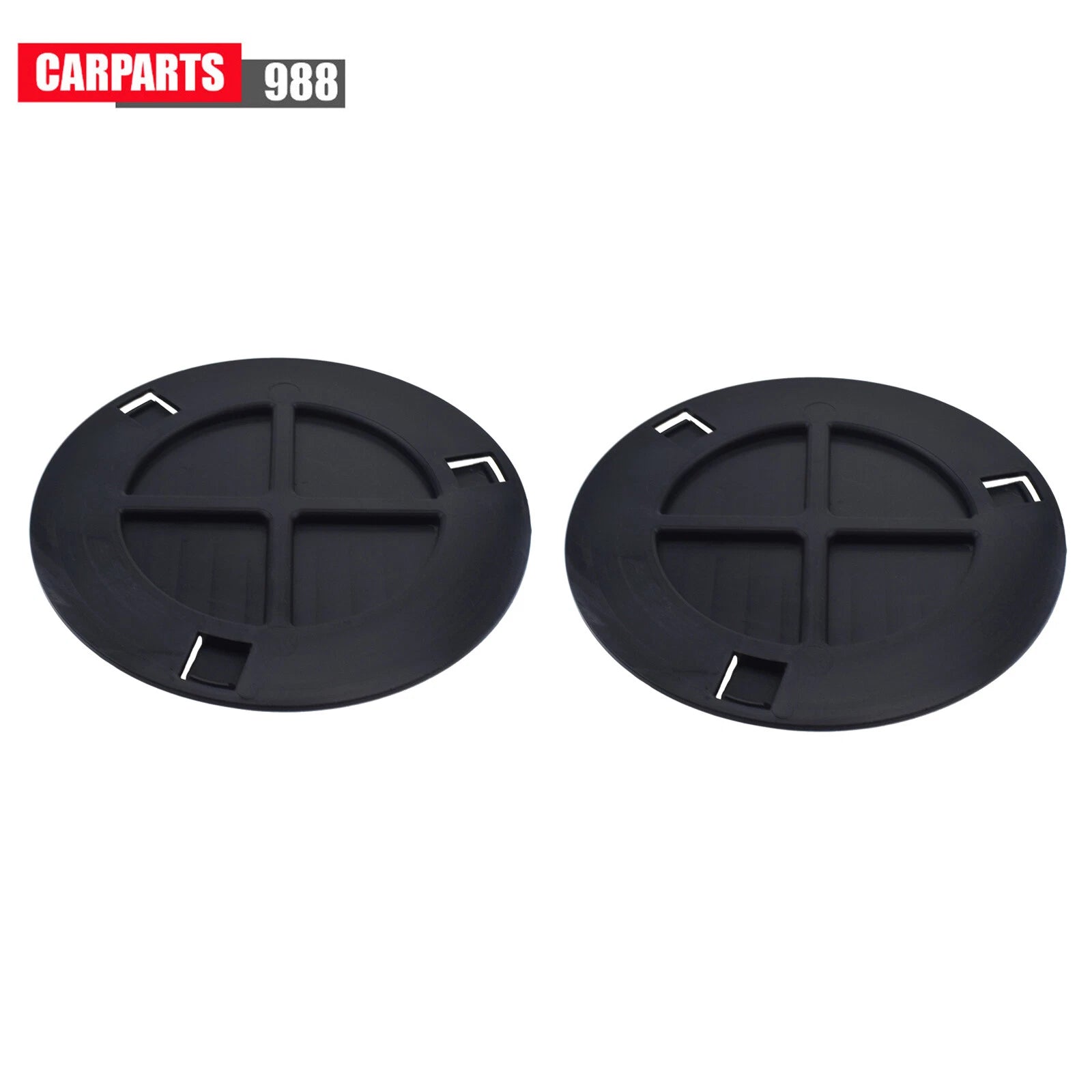 2x Fender Access Lid Cover Black for Mini Cooper Countryman Paceman 51719802413 6B93BC-57