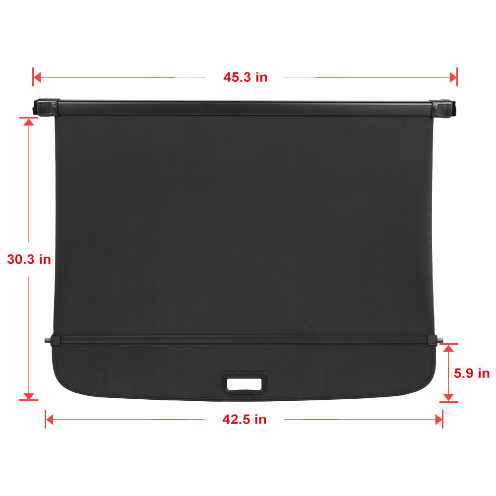 ECCPP Retractable Rear Cargo Cover Shield Shade For 2023-2025 Cadillac Lyriq ECCPP