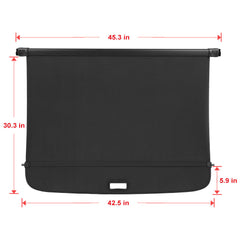 ECCPP Retractable Rear Cargo Cover Shield Shade For 2023-2025 Cadillac Lyriq ECCPP