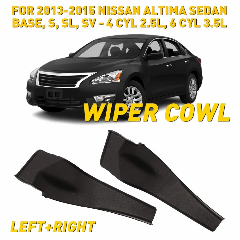 1Pair Corner Windshield Wiper Cowl Cover 66894-3TA0A for Altima Nissan 2013-2016 6B93BC-57