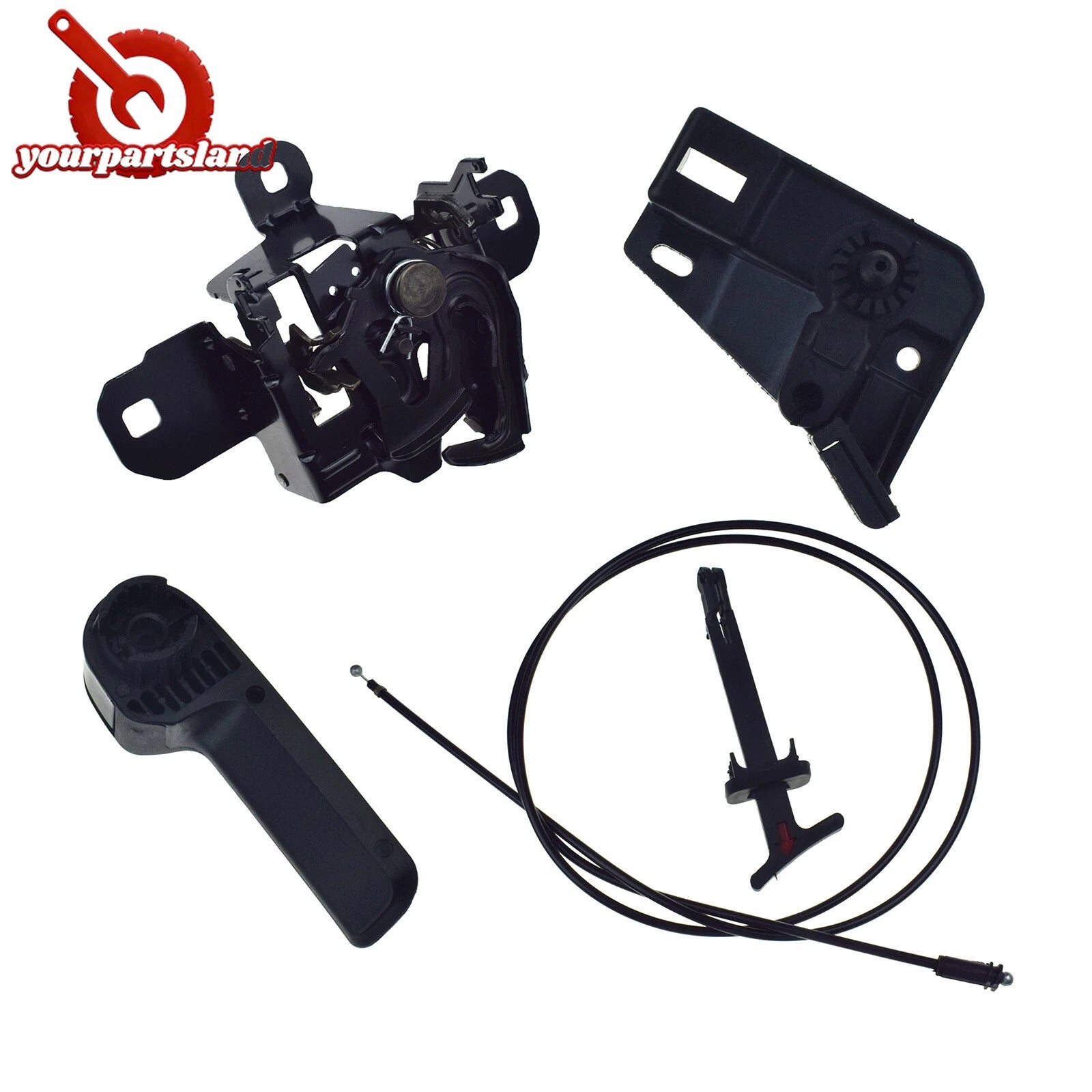 For VW Golf Jetta 1J0823509C Hood Latch Lock Release Pull Latch Handle CABLE Set 6B93BC-57