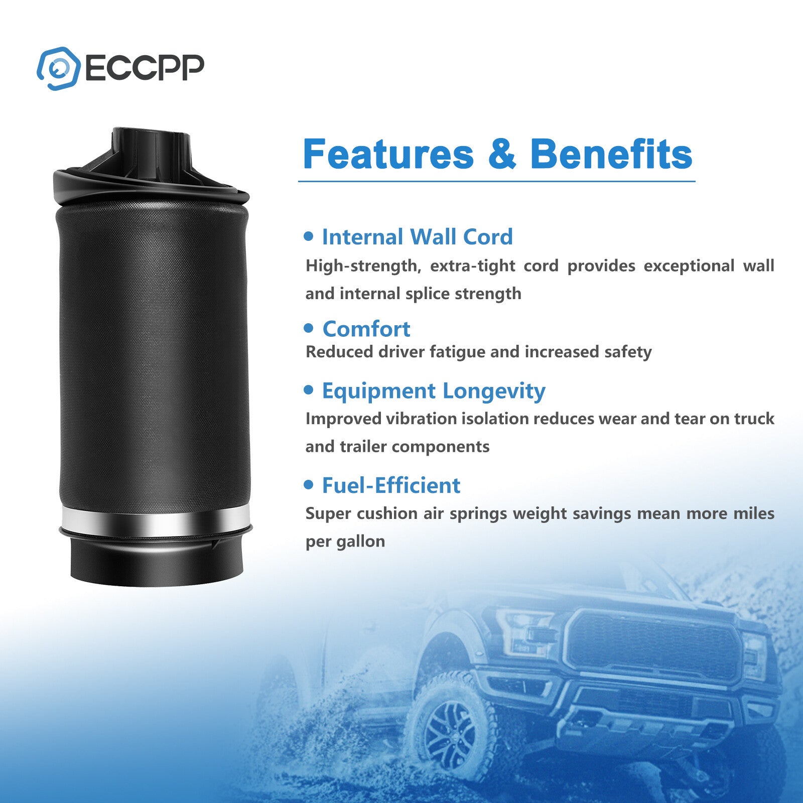 Air Suspension Rear Air Spring Fits Mercedes W251 R320 R350 R500 R550 R63 AMG 6B93BC-57