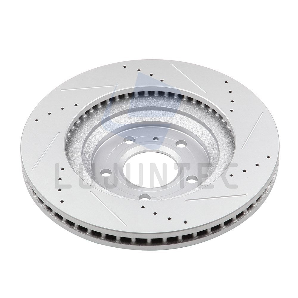 Front and Rear Discs Brake Rotors For Chevrolet Impala 2012-2013 Drilled Slotted 6B93BC-57
