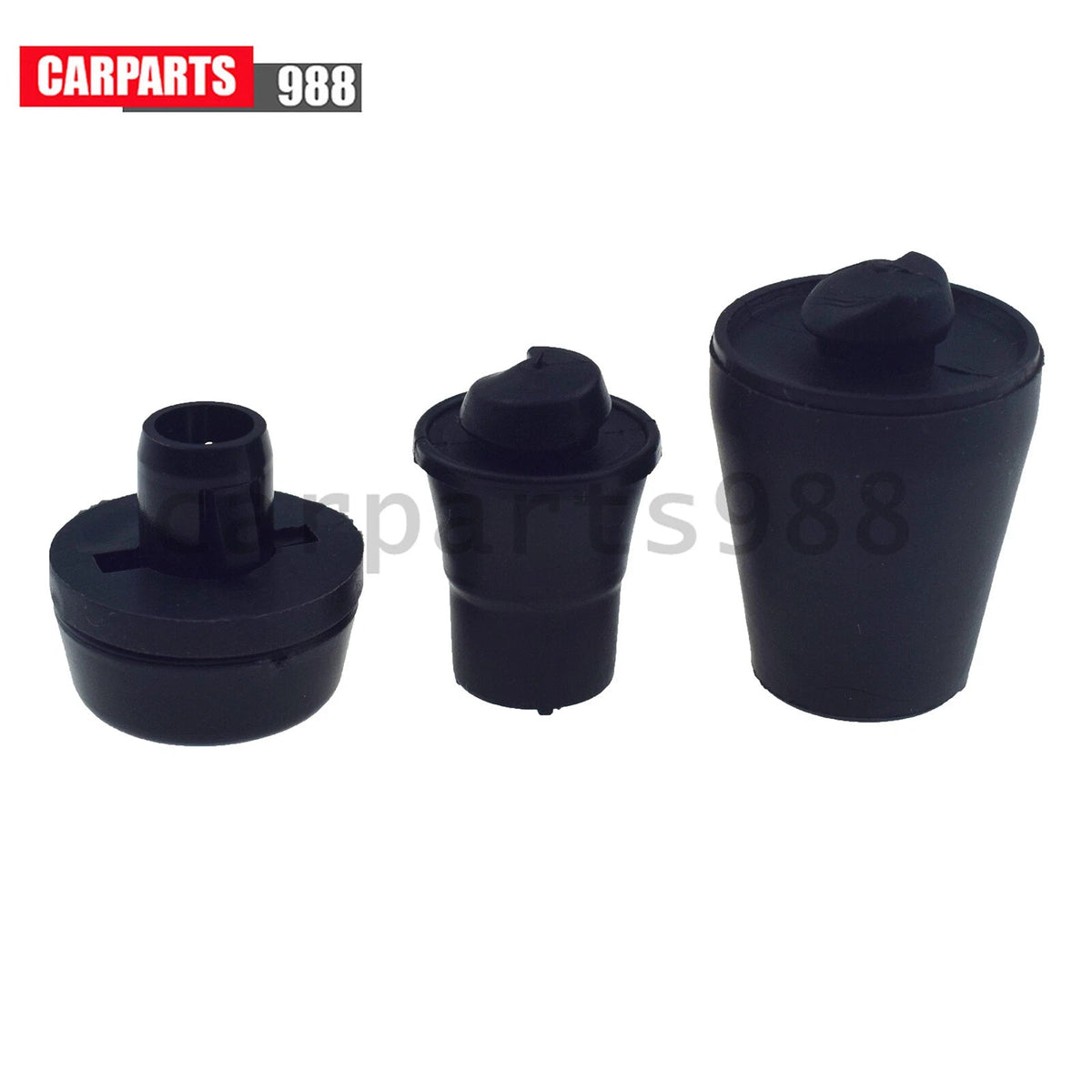3Pcs Rear Trunk Back Door Stopper For Toyota Land Cruiser Prado LC120 2003-09 6B93BC-57