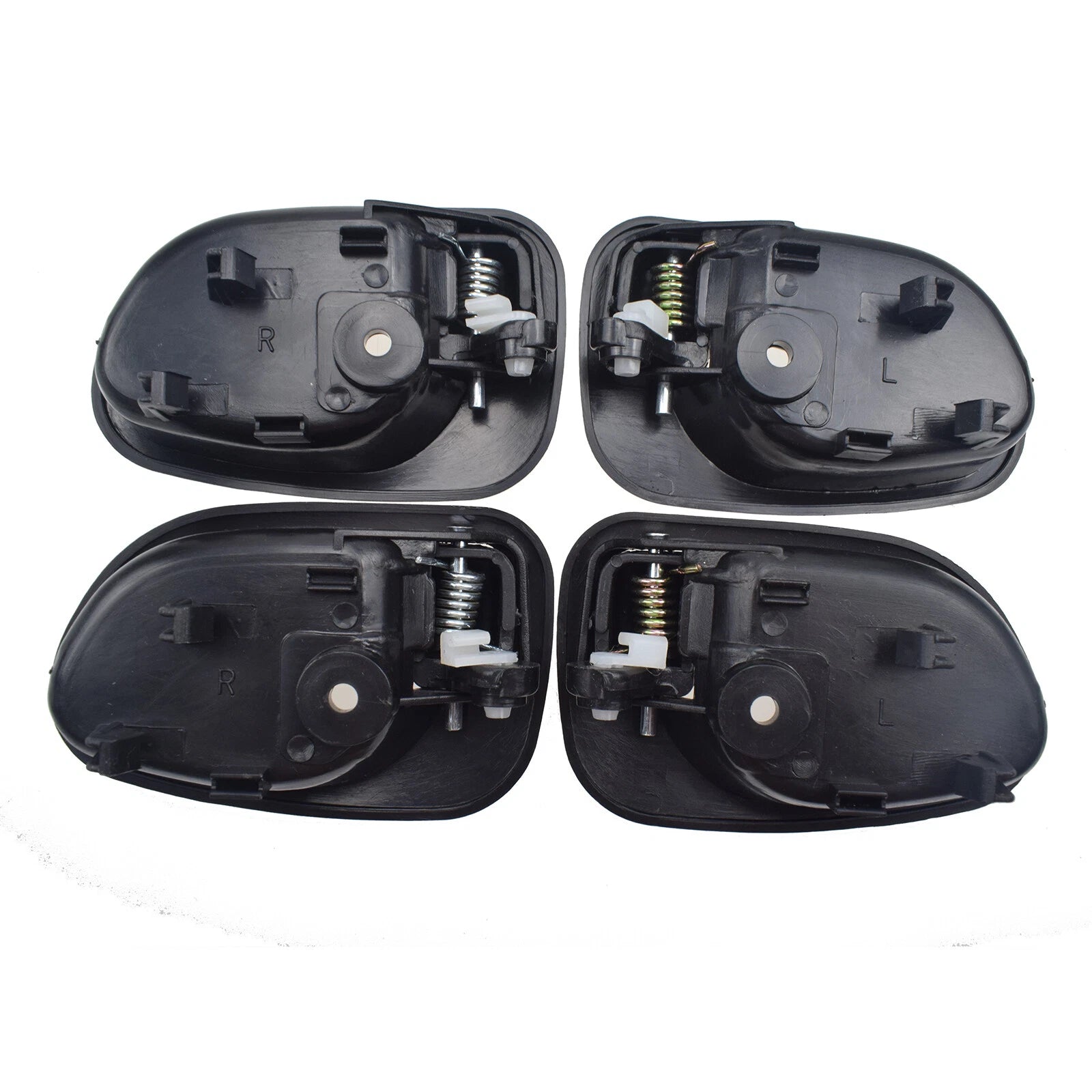 8PCS Inside & Outside Black Door Handles SET For 1997-2005 Hyundai Atos 6B93BC-57