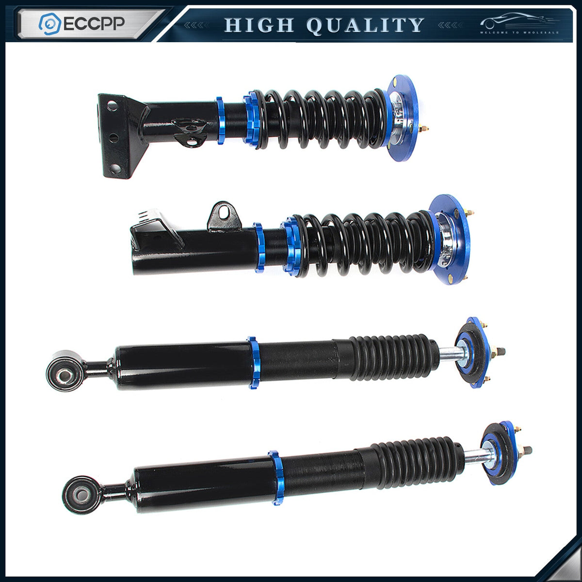 Coilovers Struts Suspension Lowering Kit For 92-1999 3 Series E36 318 Adjustable 6B93BC-57