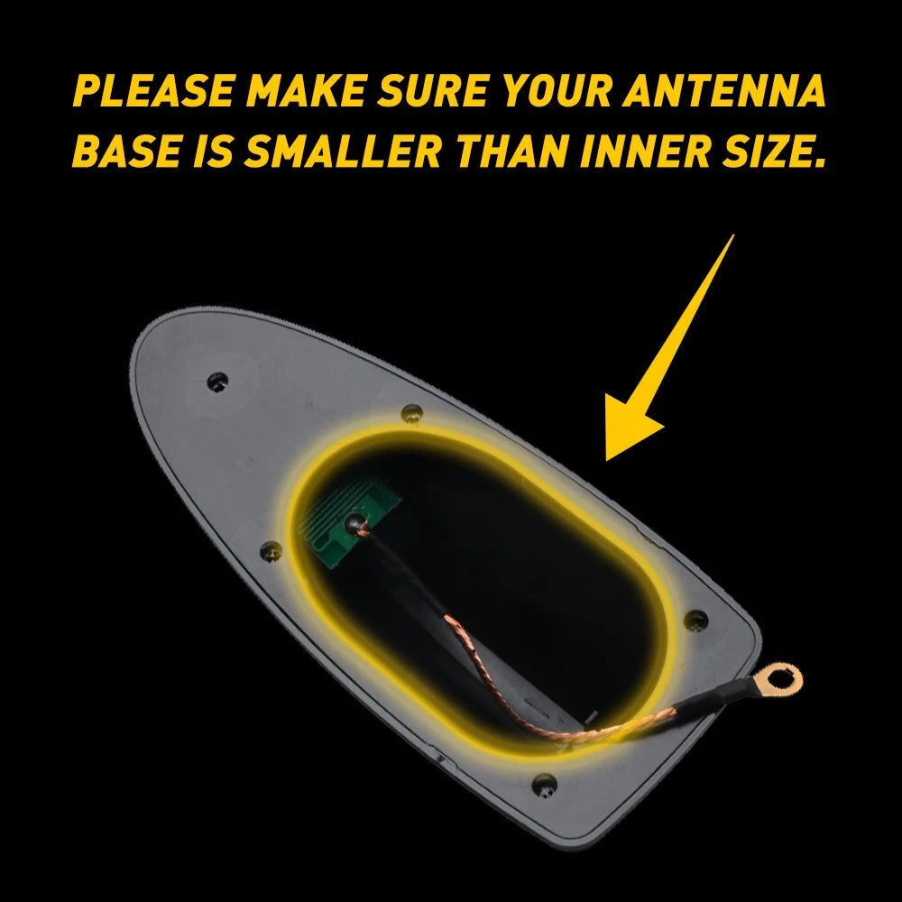 For NISSAN Rogue Roof AM/FM Radio Signal Shark Fin Style Aerial Antenna Cover US 6B93BC-57