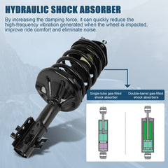 Front (2) Complete Struts For Ford Escort 1997-2002 Mercury Tracer 1997-1999 6B93BC-57