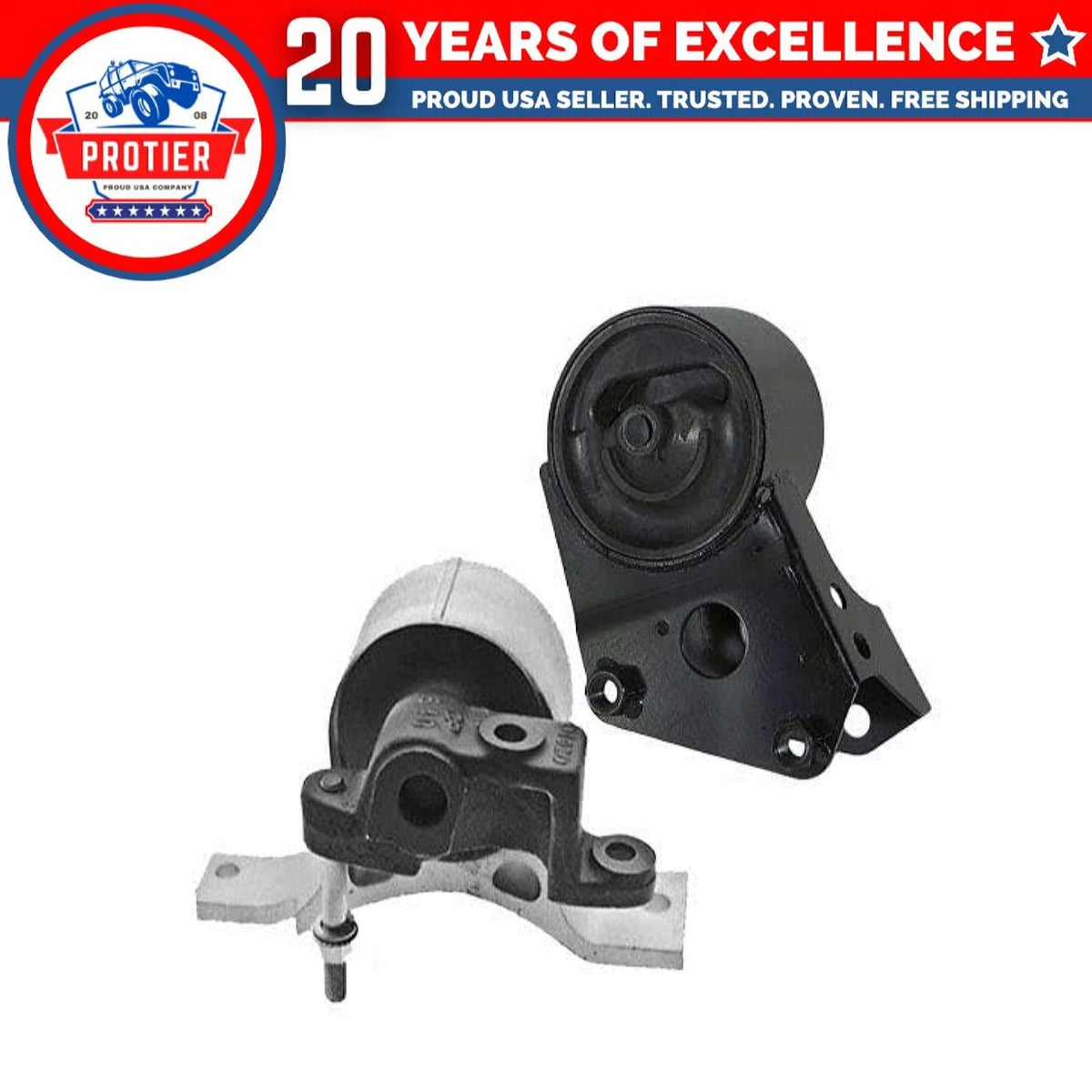 Engine Motor Mount 2PCS Set Compatible for 2003-2007 Nissan Murano 3.5L AWD 6B93BC-57