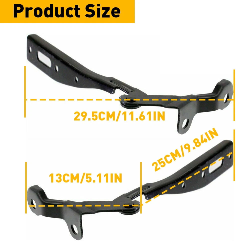 For Honda Accord Sedan 2016 2017 Hood Hinge Driver and Passenger Side Pair US 6B93BC-57
