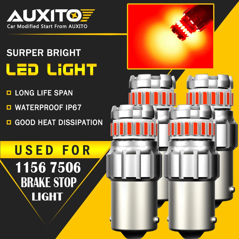 4X 1156 LED Canbus BA15S P21W High Power Red Brake Tail Stop Signal Light EOA 6B93BC-57