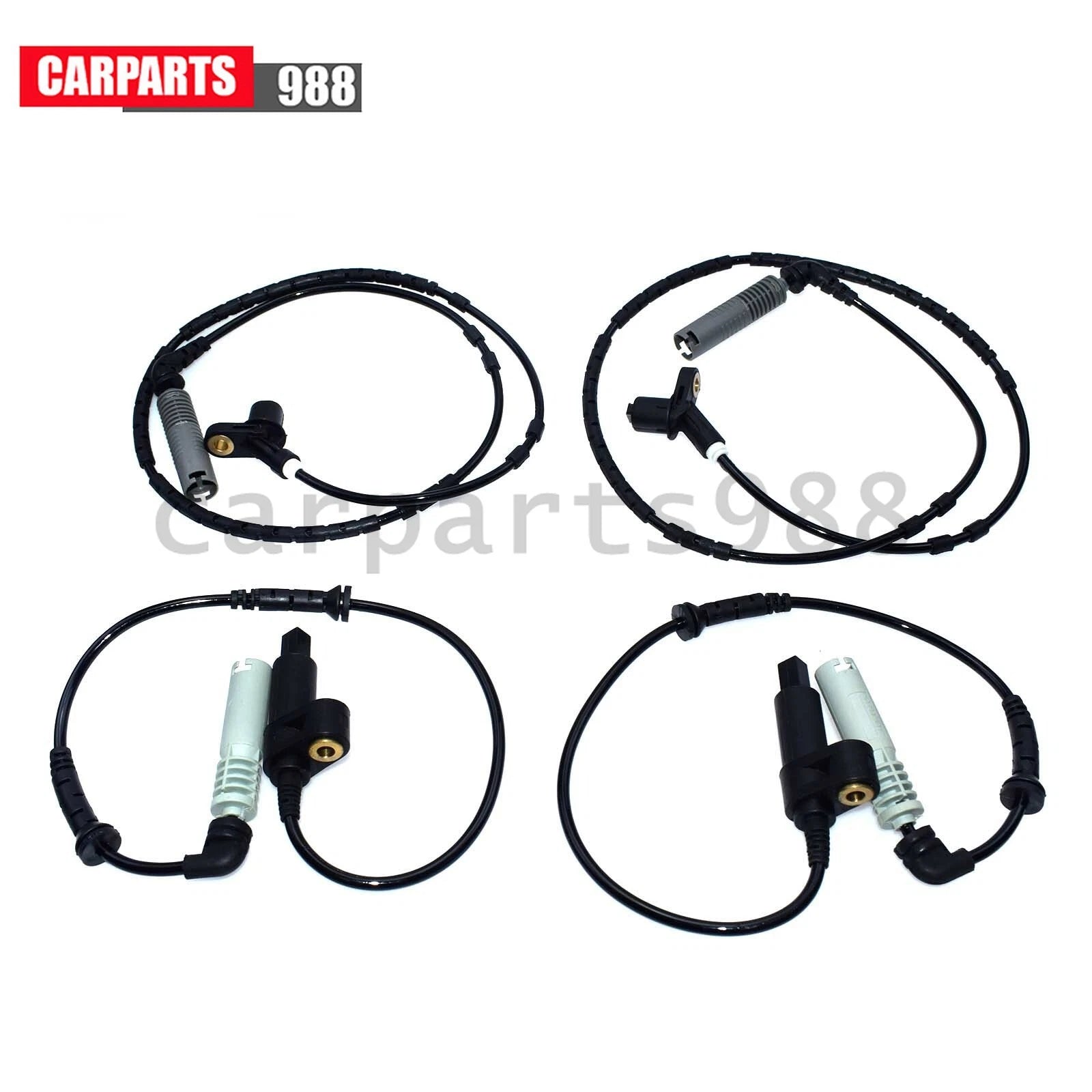 4Pcs Front Rear Left Right ABS Wheel Speed Sensor for BMW E46 323i 325i 328i M3 6B93BC-57