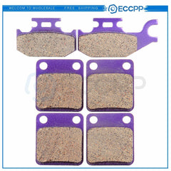 F + R 3 Pairs Brake Pads For Yamaha YFM400FA 4x4 Kodiak 400 00-06 Carbon Fiber 6B93BC-57